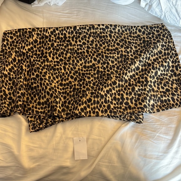 NWT J Crew animal print midi skirt - Picture 2 of 3